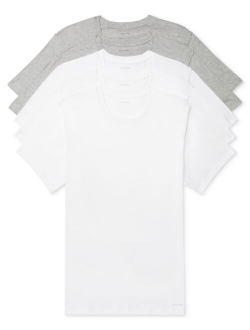 Men's 5-Pk. Cotton Classics Crew Neck Undershirts, Created for Macy's