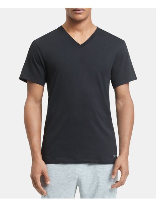 Calvin Klein Men's 5-Pk. Cotton Classics V-Neck Undershirts, Created for Macy's