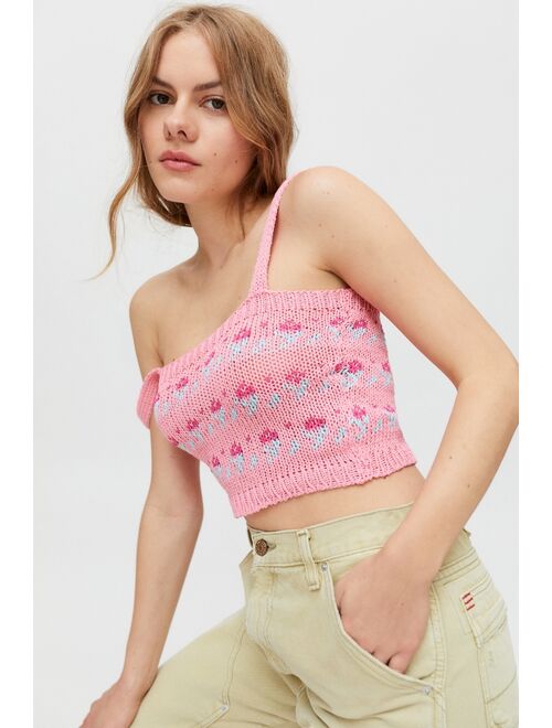 Urban outfitters Tach Clothing Mayra Knit Cropped Top