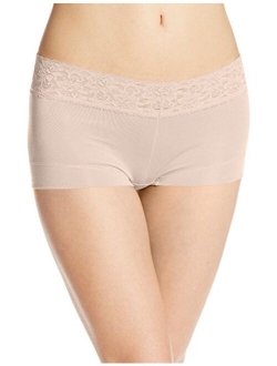 Cotton Dream Boyshort with Lace