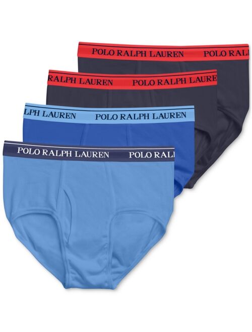 Polo Ralph Lauren Men's 4-Pk. Classic-Fit Mid-Rise Briefs