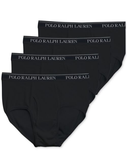 Polo Ralph Lauren Men's 4-Pk. Classic-Fit Mid-Rise Briefs