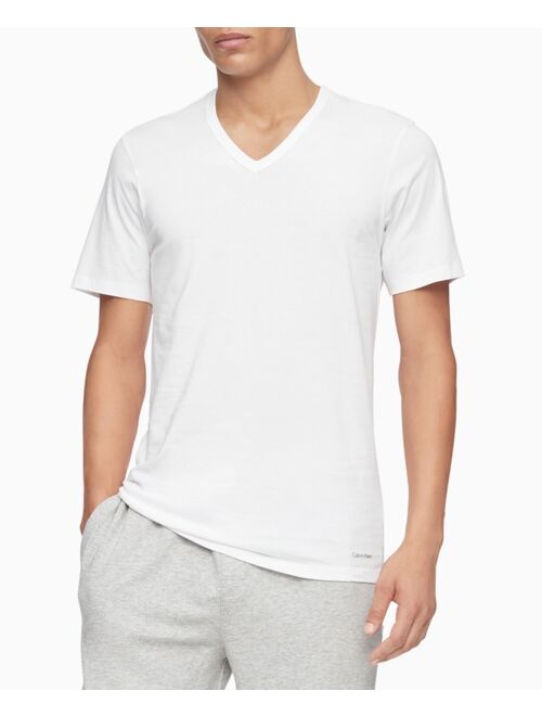 Calvin Klein Men's 3-Pack Cotton Classics V-Neck Slim-Fit T-Shirts