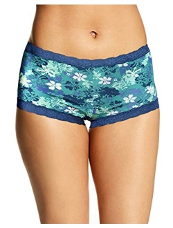 Women's Dream Cotton with Lace Boy Short