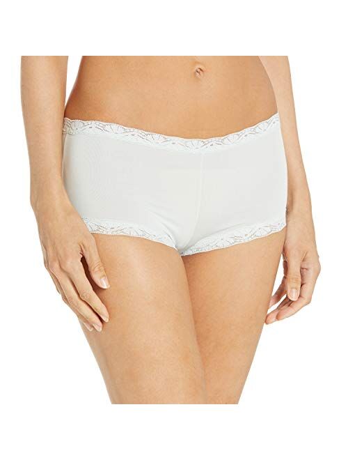 Maidenform Women's Dream Cotton with Lace Boy Short