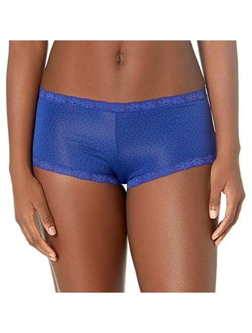 Maidenform Women's Dream Cotton with Lace Boy Short