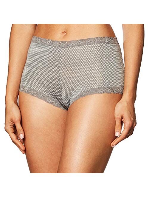 Maidenform Women's Dream Cotton with Lace Boy Short