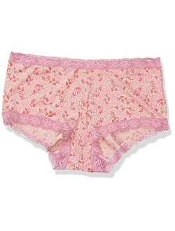 Women's Dream- Cotton with Lace Boy Short