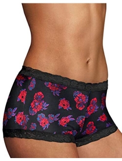 Women's Dream- Cotton with Lace Boy Short