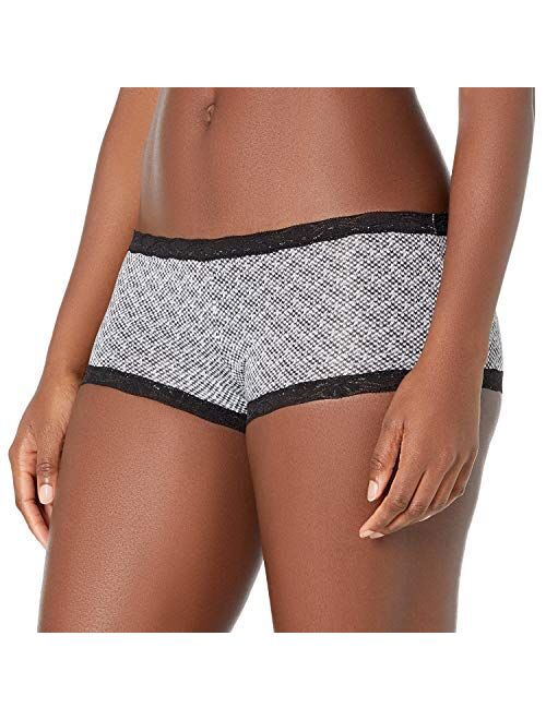 Maidenform Women's Dream- Cotton with Lace Boy Short