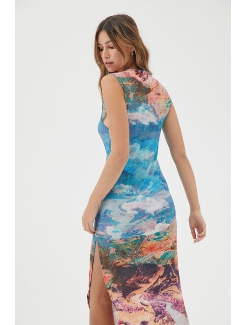 Urban outfitters UO Lowkey Sleeveless Midi Dress