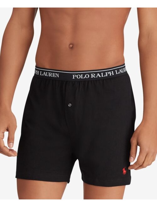 Polo Ralph Lauren Men's 3-Pk. Cotton Classic Knit Boxers