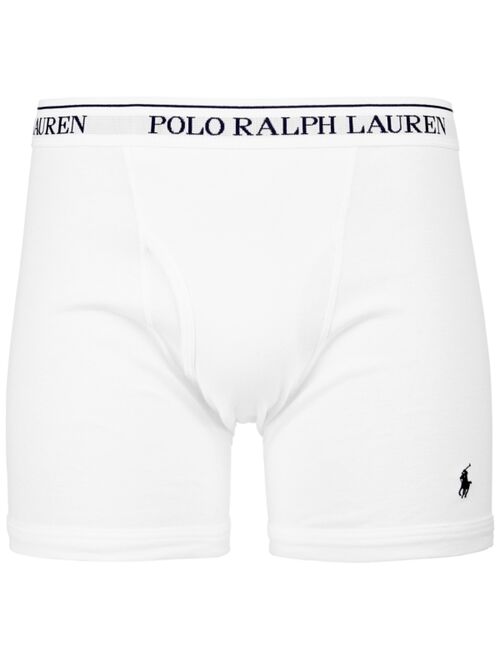 Polo Ralph Lauren Men's 3-Pk. Classic Cotton Long Leg Boxer Briefs