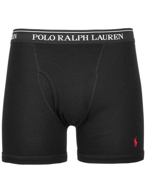 Polo Ralph Lauren Men's 3-Pk. Classic Cotton Long Leg Boxer Briefs