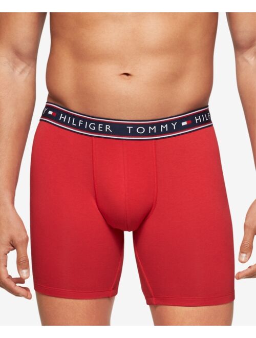 Tommy Hilfiger Men's Cotton Stretch Boxer Brief, 3 Pack