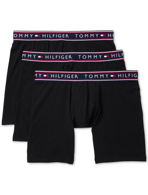 Tommy Hilfiger Men's Cotton Stretch Boxer Brief, 3 Pack