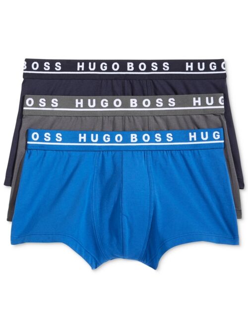 Hugo Boss Men's Underwear Cotton Stretch 3 Pack Trunks