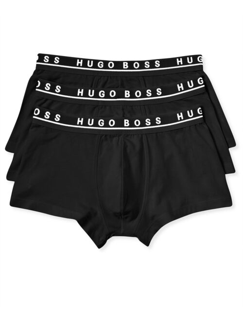 Hugo Boss Men's Underwear Cotton Stretch 3 Pack Trunks