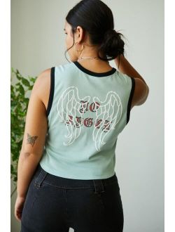 UO Blue Venus Rising Diamante Tank Top