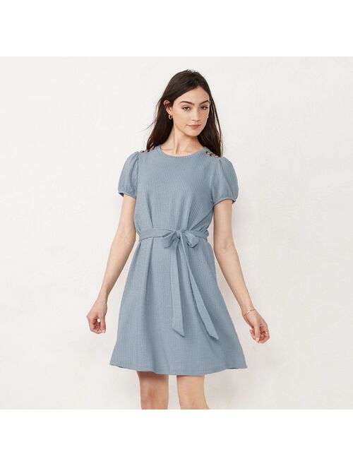 Little Co. by Lauren Conrad Women's LC Lauren Conrad Volume Sleeve Dress