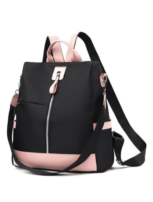 Shein Two Tone Functional Backpack