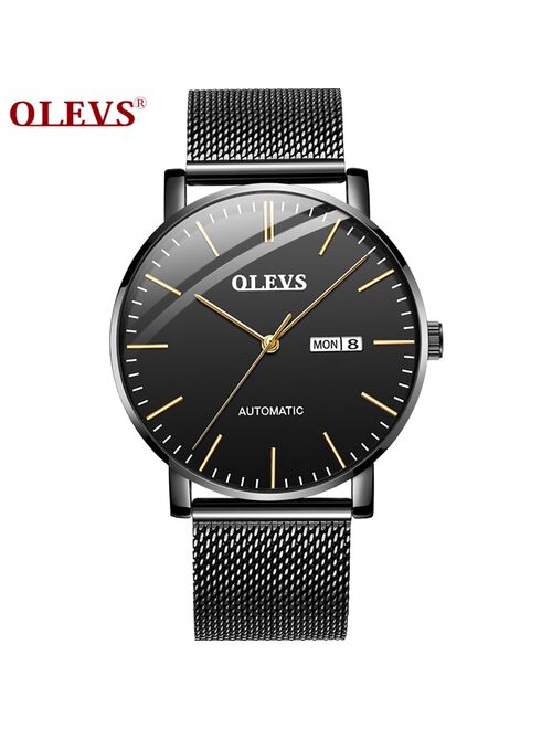 OLEVS 2020 New mechanical Men Watches Japan Movement Luminous Automatic Men's Watches Top brand