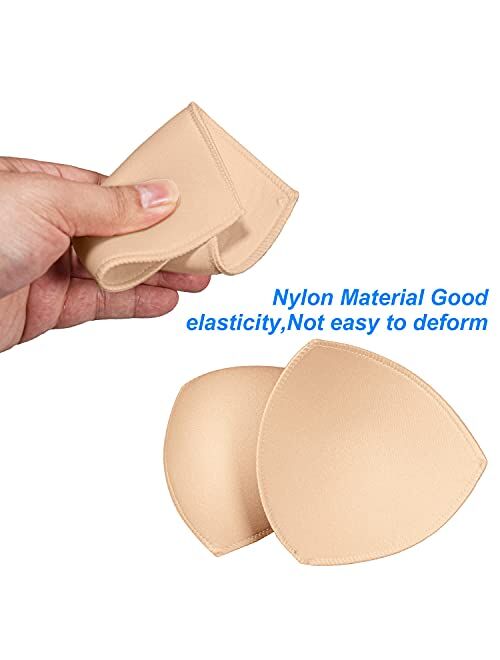 Bra Pads Inserts,URSMART Bra Cups Inserts,Removable Breathable Push up Bra Inserts for Sports Bra or Bikini Tops