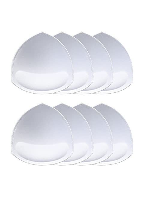 URSMART 4 pairs Bra Cups Inserts,Sports Cups Bra Inserts Push up Breathable,Removable for woman