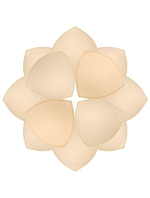 6 Pairs Bra pad Insert For sports bra or Bikini Tops