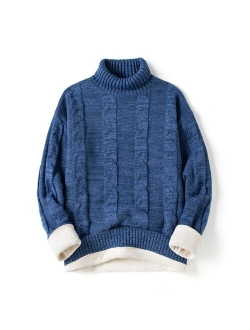 Men's Fashion Clothing Autumn Sweaters Men Mock Neck Knitted Sweater Casual Clothes Solid Color Pullovers Sweater 2021 New