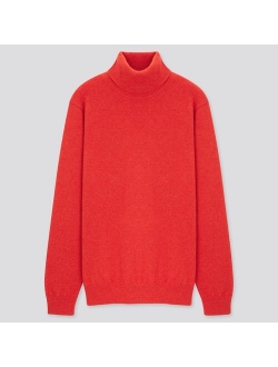 MEN CASHMERE TURTLENECK LONG-SLEEVE SWEATER