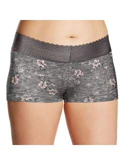 Cotton Dream Lace-Trim Boyshorts 40859