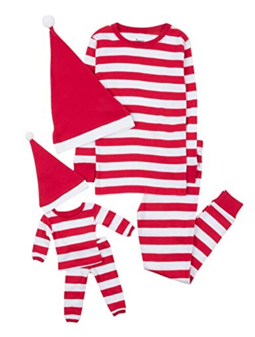 Leveret Kids & Toddler Pajamas Matching Doll & Girls Pajamas 100% Cotton Christmas Pjs Set (2-14 Years) Fits American Girl