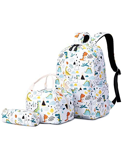 Ecodudo Cute Lightweight Kids Backpack Girls School Backpacks Boys Bookbags with Lunch Bag