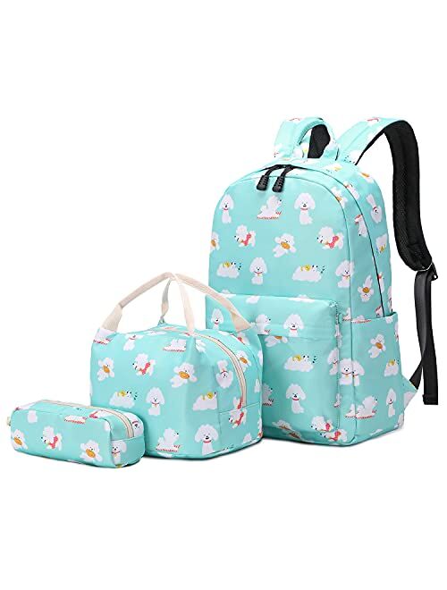 Ecodudo Cute Lightweight Kids Backpack Girls School Backpacks Boys Bookbags with Lunch Bag