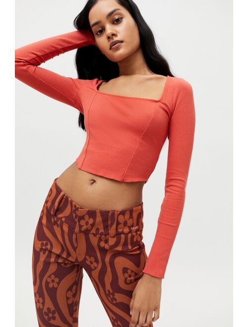 Urban outfitters UO Meg Square Neck Top