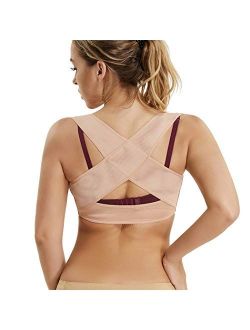 JOYSHAPER Chest Brace Up for Women Posture Corrector Shapewear Vest Tops Bra Support Shaper