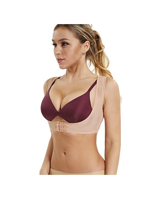 JOYSHAPER Chest Brace Up for Women Posture Corrector Shapewear Vest Tops Bra Support Shaper