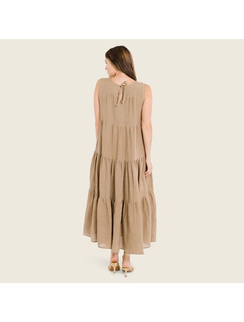 LAUDE the Label Tiered Maxi Dress