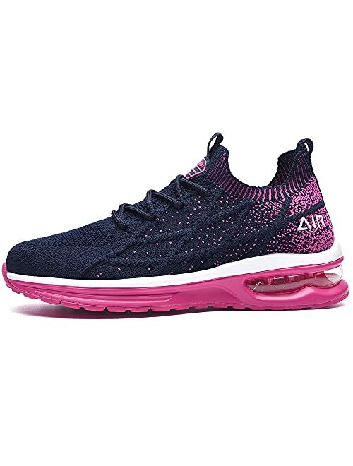 GANNOU Women's Air Athletic Running Shoes Fashion Sport Gym Jogging Tennis Fitness Sneaker US5.5-10