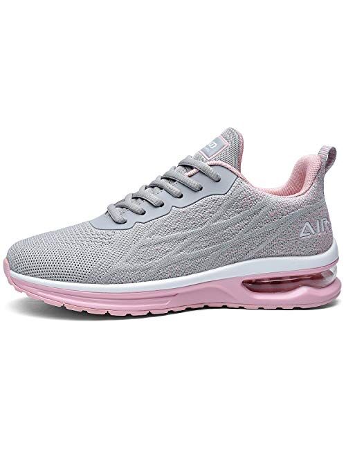 GANNOU Women's Air Athletic Running Shoes Fashion Sport Gym Jogging Tennis Fitness Sneaker US5.5-10