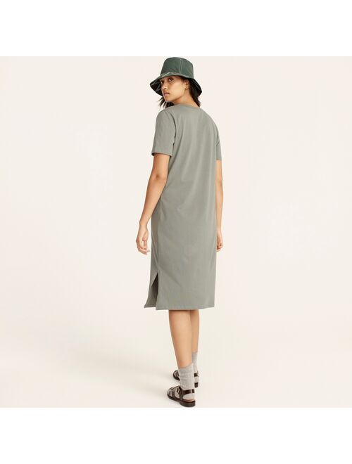 J.Crew Midi henley knit T-shirt dress