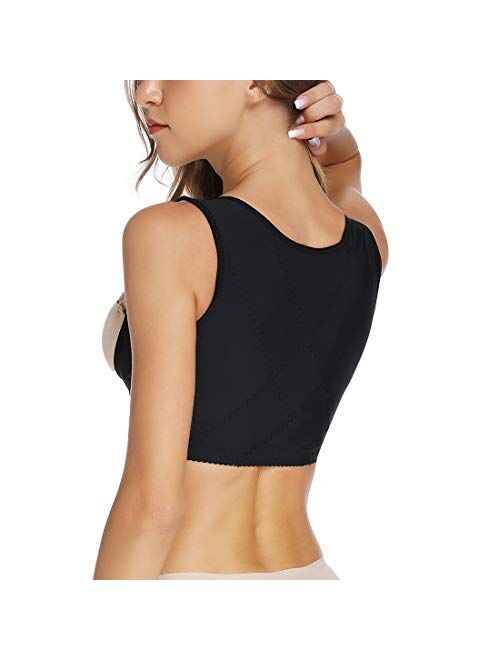 SHAPERIN Push Up Bra Support Shapewear for Women Posture Corrector Tops Back Support Vest Shaper Under Clothes