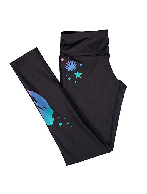 Fin Fun Women’s Mermaid Sport Leggings for Gym Workouts, Yoga, and Swimming