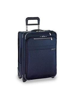 Baseline-Softside CX Expandable Medium Checked Upright Luggage, Black, 25-Inch