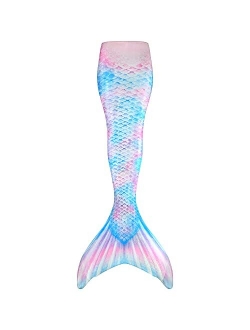 Kids Wear-Resistant Mermaid Tail Only, NO Monofin, for Girls - Kids Sizes