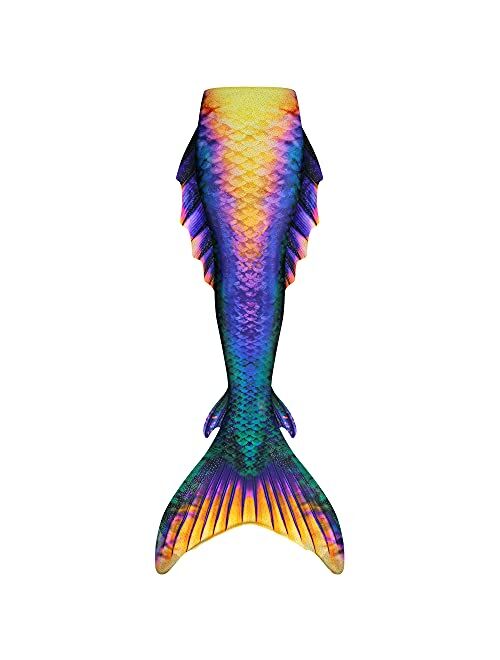 Fin Fun Atlantis Adult Wear-Resistant Mermaid Tail Skin, Monofin Insert Not Included - Adult & Teen Sizes