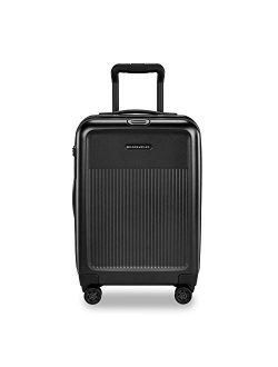 Sympatico Hardside International Spinner Luggage, Matte Navy, 21-Inch Carry-On