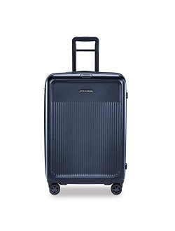 Sympatico Hardside International Spinner Luggage, Matte Navy, 21-Inch Carry-On