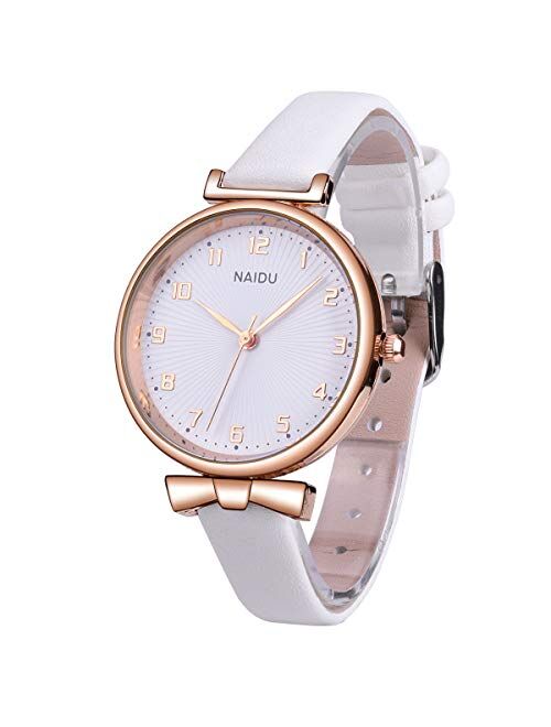 SIBOSUN Ladies Watch Watches for Women Minimalist Quartz Analog Leather Strap Watch Easy Reader Casual Dress Fashion Creative Wristwatch for Womens Girls Lady